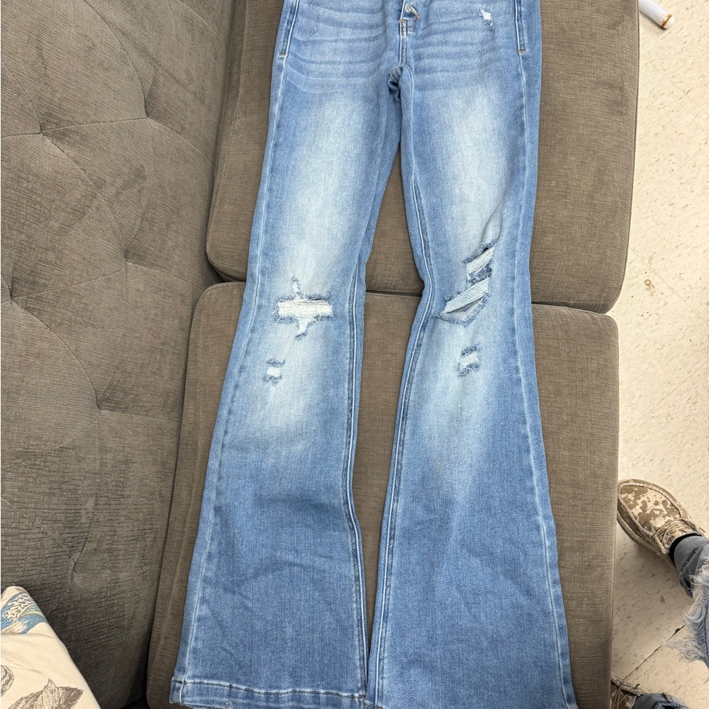 KanCan Light Blue Flare Jeans